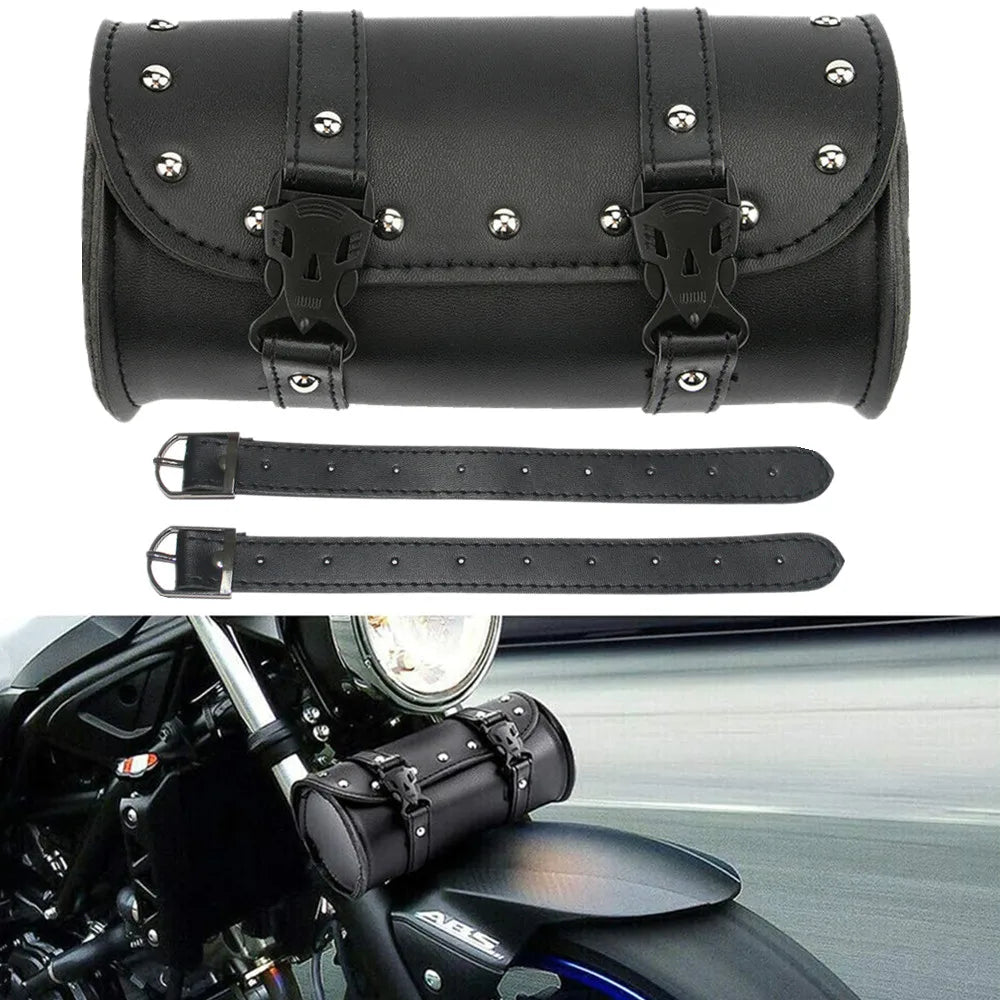 Motorcycle PU Leather Utility Saddlebag