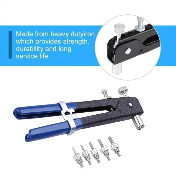 150-Piece Rivet Nut Kit with Gun and Mandrels