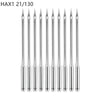 A pack of stainless steel sewing machine needles.