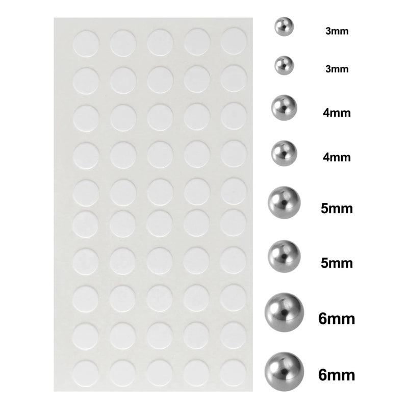 Adhesive Fake Piercing Stud Set