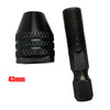 Mini Keyless Drill Chuck Adapter - 1/4" Hex Shank