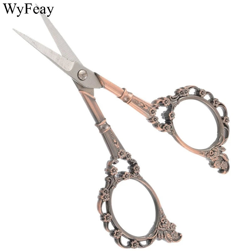 Vintage Floral Embroidery Scissors