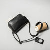 Vintage Leather Crossbody Bag for Men – Compact Messenger Shoulder Bag