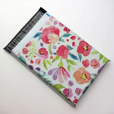 Floral Waterproof Self-Seal Mailing Bags