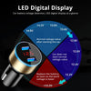 LED Digital Display showing car battery voltage levels for vehicle diagnostics