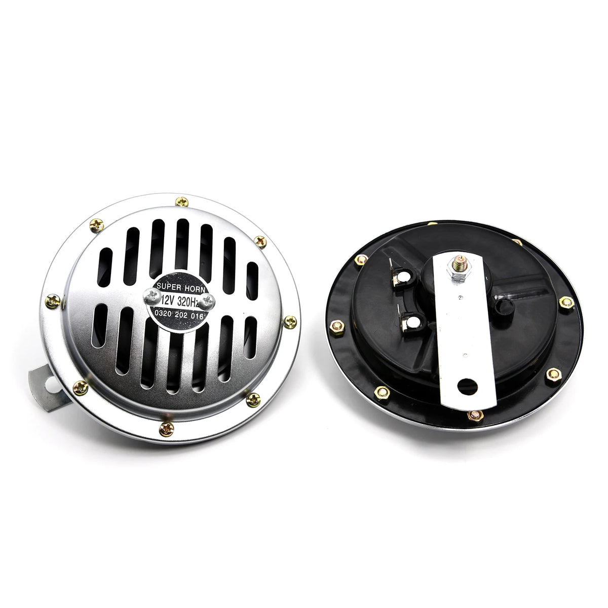 12V Super Loud Dual-Tone Air Horn Kit for Cars and Motorcycles