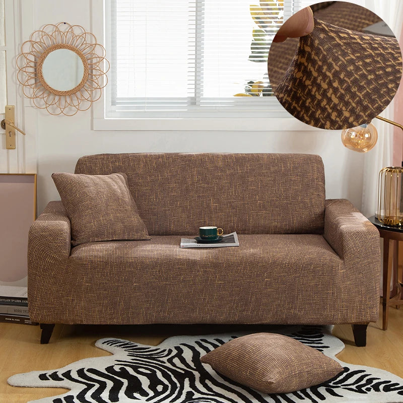 Stretch Sofa Cover with Anti-Slip Grip for Living Room