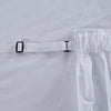 Embroidered Ruffle Bed Skirt with Scalloped Edge