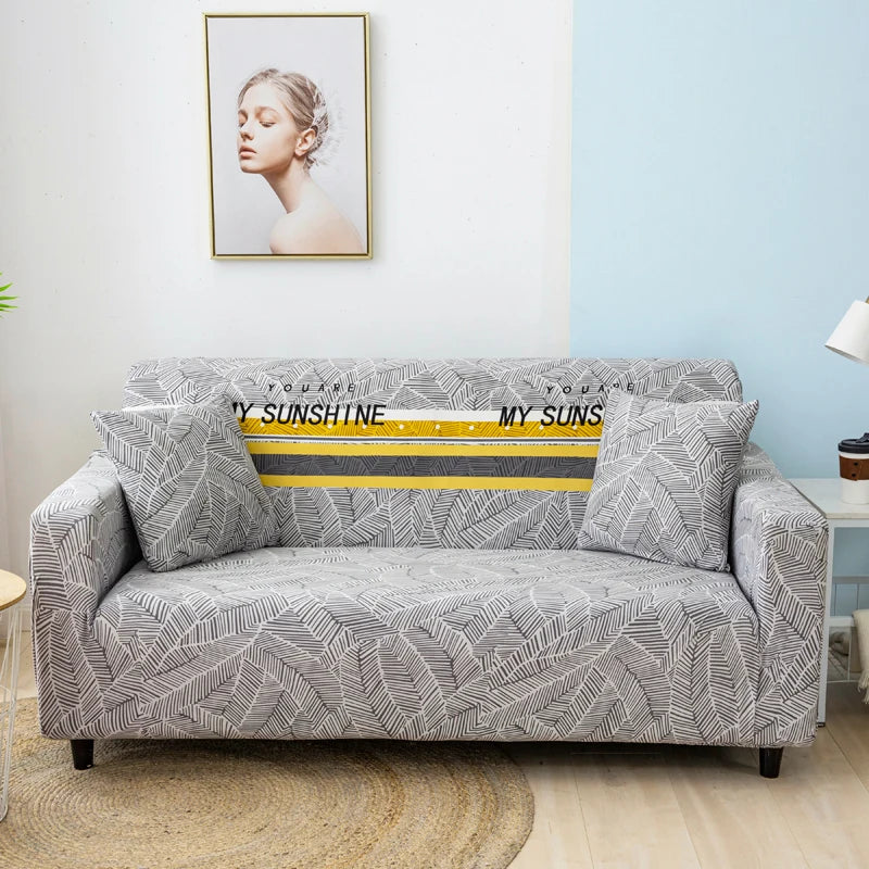 Stretch Sofa Cover with Anti-Slip Grip for Living Room