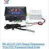 Mini LED Digital DC Voltmeter 0-100V with Three Color Options