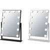 LED Vanity Mirror with Touch Screen and Foldable Stand