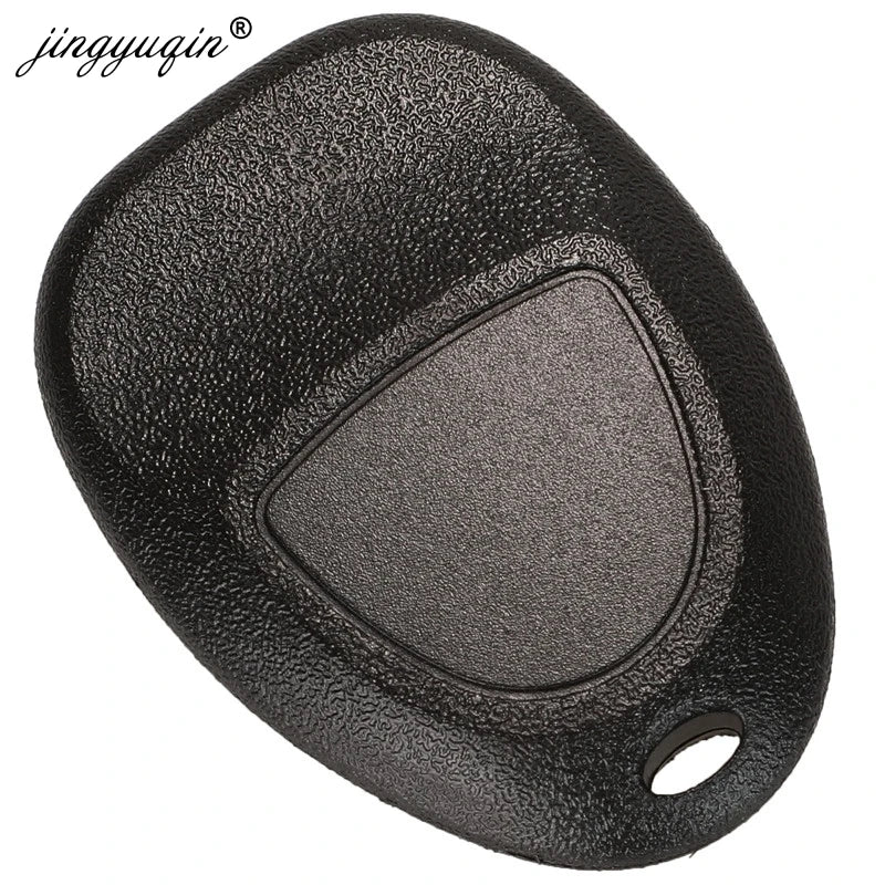 Black replacement car key fob with a blank for Select GM vehicles