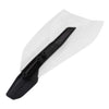 Black motorcycle handguards with clear plastic covers and aluminum alloy mounts