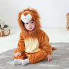 Adorable Animal Kigurumi Costume Romper for Babies and Toddlers