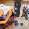 7 Chakra Healing Crystal Stones Set with Engraved Symbols