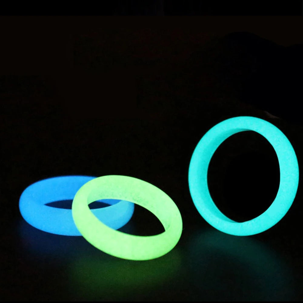 Luminous Stone Couple Rings
