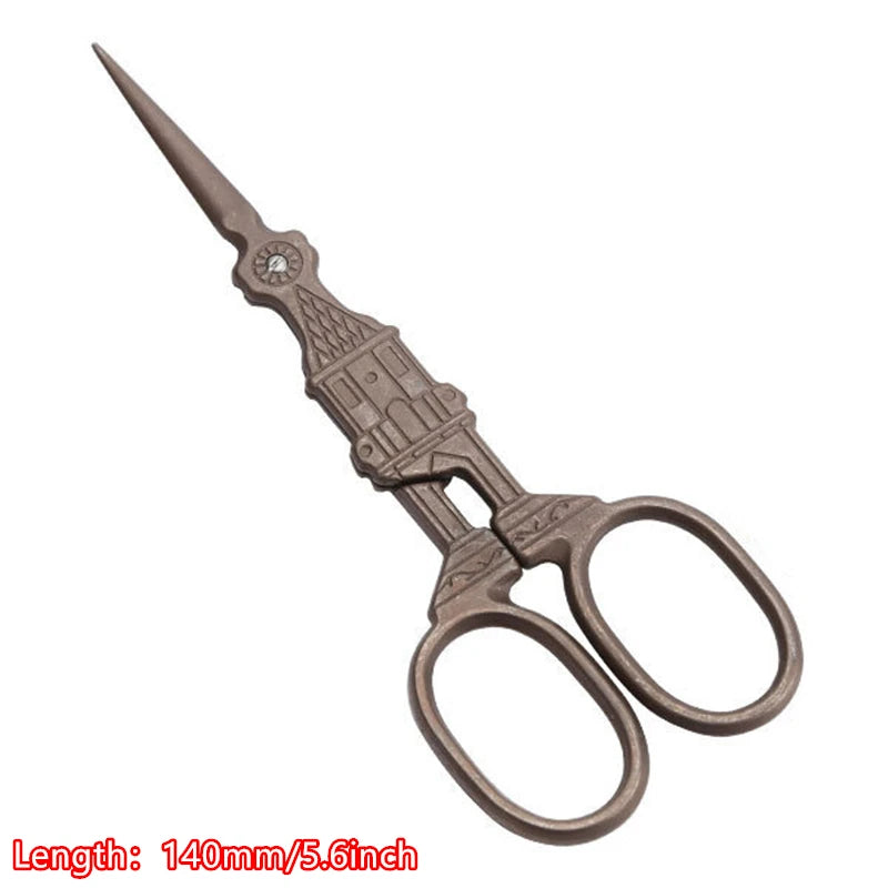 Vintage Floral Embroidery Scissors
