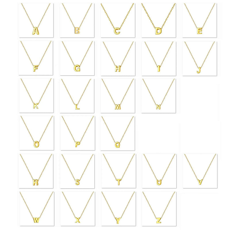 Personalized Initials Pendant Necklace