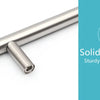 Brushed Stainless Steel Cabinet T-Bar Handle