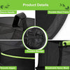 Multi-Layer Hanging Herb Drying Rack with Zippered Mesh Nets