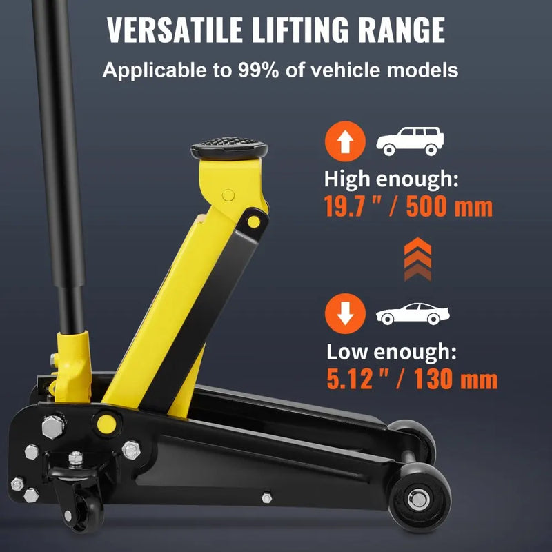 3-Ton Low-Profile Hydraulic Floor Jack
