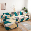 Printed Stretch Sofa Cover for L-Shaped and Corner Sofas