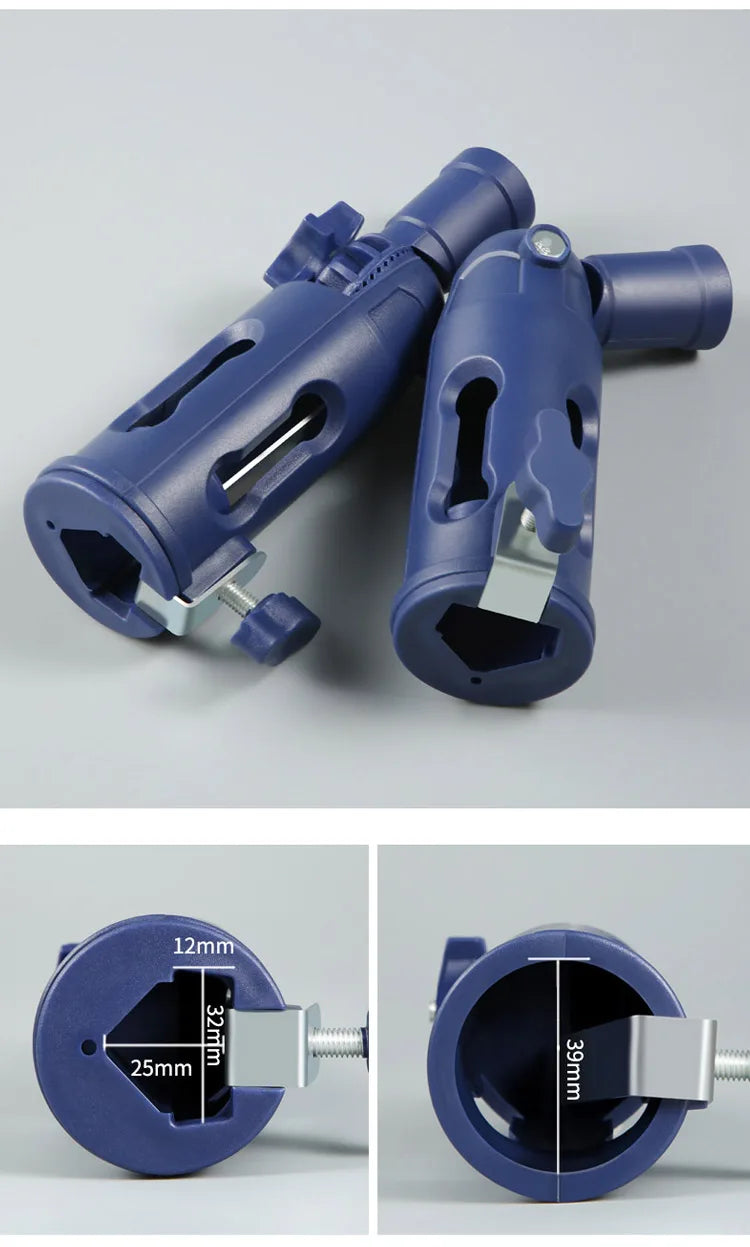 Multi-Angle Paint Brush Extension Clamp for Poles