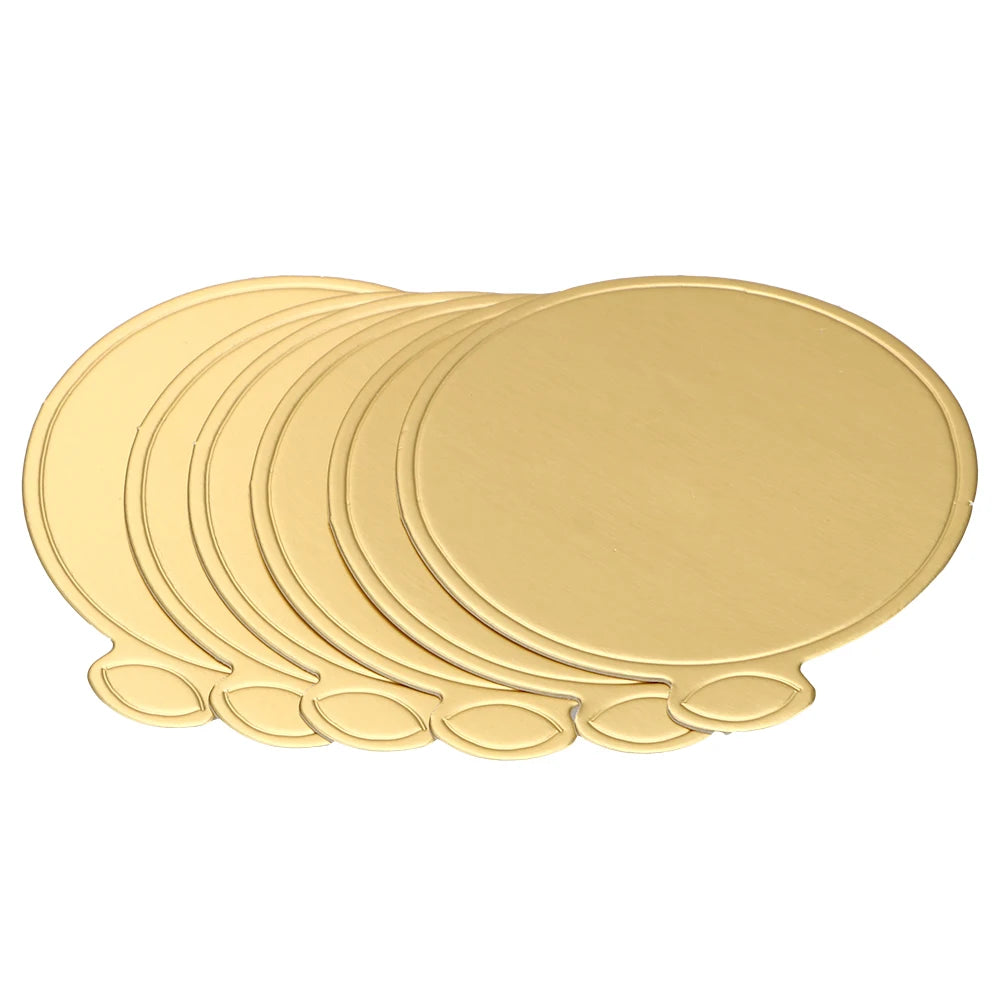 Gold Disposable Cake Boards for Dessert Display