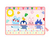 Cartoon Car Sunshade Curtain with Storage Pocket
