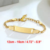 Personalized Stainless Steel Name Bracelet for Baby and Mom