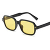 Vintage Yellow Square Sunglasses