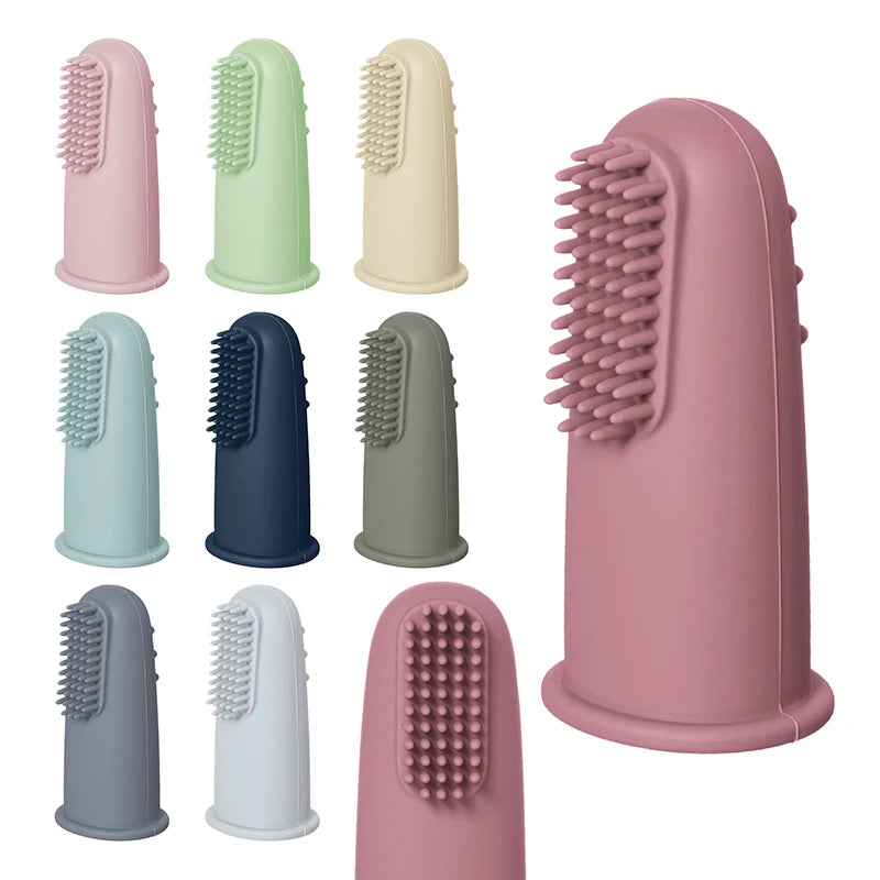 Baby Silicone Finger Toothbrush Set (3-Pack)