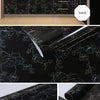 Black Self-Adhesive Waterproof Wallpaper for Kitchen & Furniture Renovation