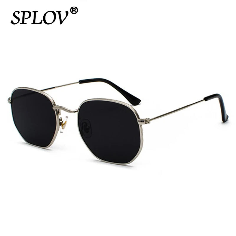 Hexagon Metal Frame Sunglasses