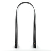 Black adjustable PU leather crossbody bag strap for women