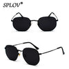 Hexagon Metal Frame Sunglasses