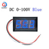 Mini LED Digital DC Voltmeter 0-100V with Three Color Options