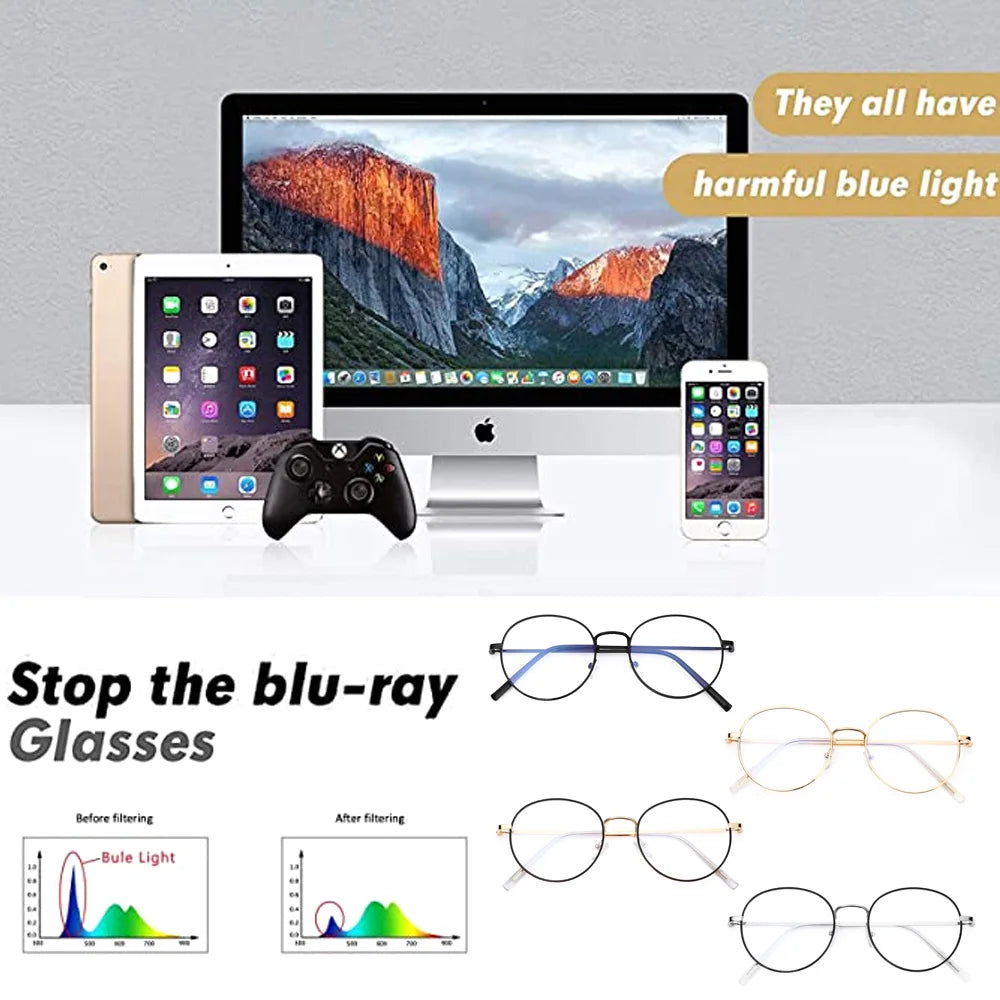 Classic Metal Anti-Blue Light Eyewear