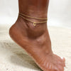 Personalized Initial Anklet in Stainless Steel