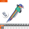 9-Piece Long Arm Hex Key Set (1.5–10 mm)