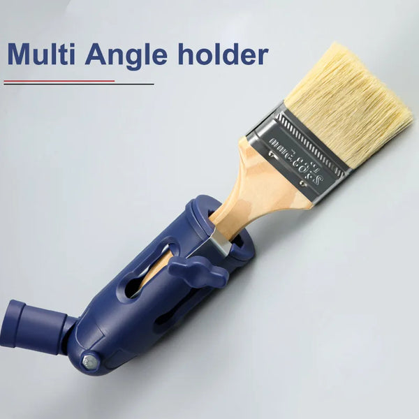 Multi-Angle Paint Brush Extension Clamp for Poles