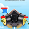 Half-Face Respirator with Dual Organic Vapor Filters