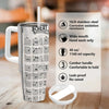 Vaso Térmico de Gran Capacidad con Asa y Tapa para Pajita