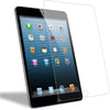 A black iPad screen with a clear tempered glass protector applied, showing various app icons.