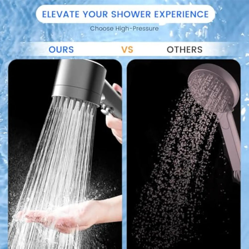 Filtered Shower Head with Handheld Sprayer