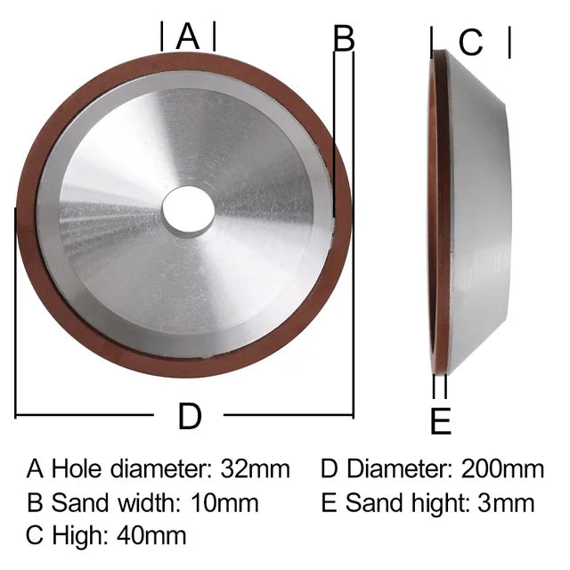 Resin Bond Diamond Cup Grinding Wheel for Carbide and Metal