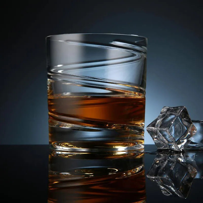 Rotating Whiskey Glass