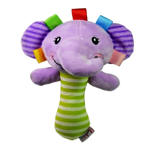 Adorable Plush Wrist Rattles for Baby Sensory Development