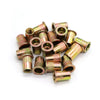 Zinc-Plated Carbon Steel Rivet Nuts Assortment
