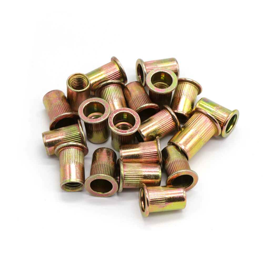 Zinc-Plated Carbon Steel Rivet Nuts Assortment